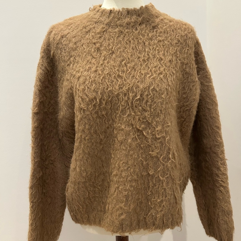 H&M Tan Textured Sweater